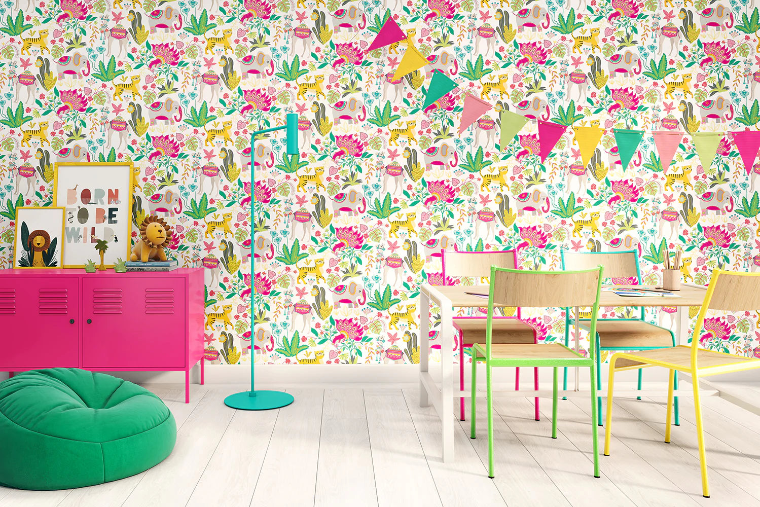 Samba Safari Fruit Salad Wallpaper – Wallpaper Inn