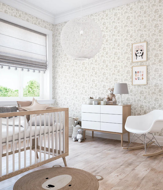 Honeywood Bears Dove Wallpaper