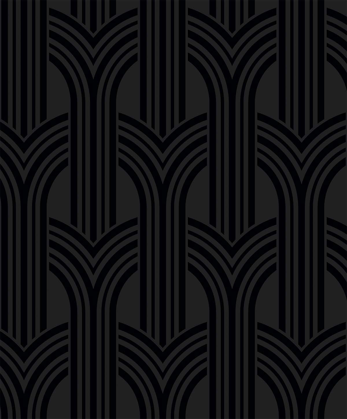 Hendrix New Charcoal Wallpaper