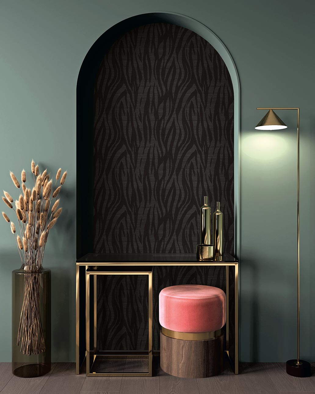 Jazz Heathered Black Wallpaper