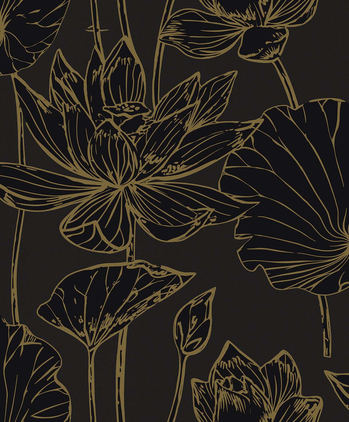Viola Graphite Wallpaper