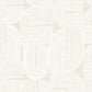 Pattern of white curved lines on a beige background