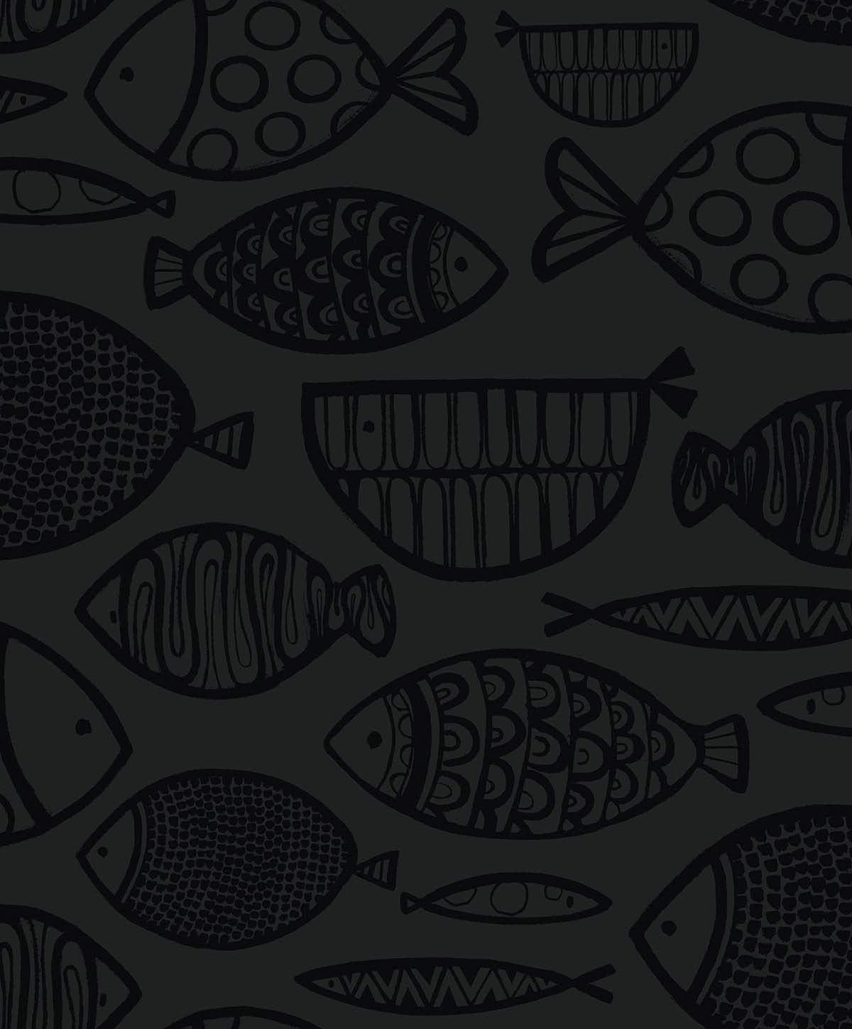 Cadence Volcanic Black Wallpaper