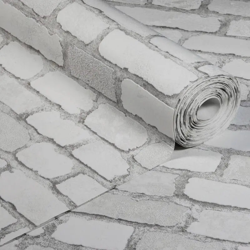 Carnaby Street White Brick Wallpaper Wallpaper Inn