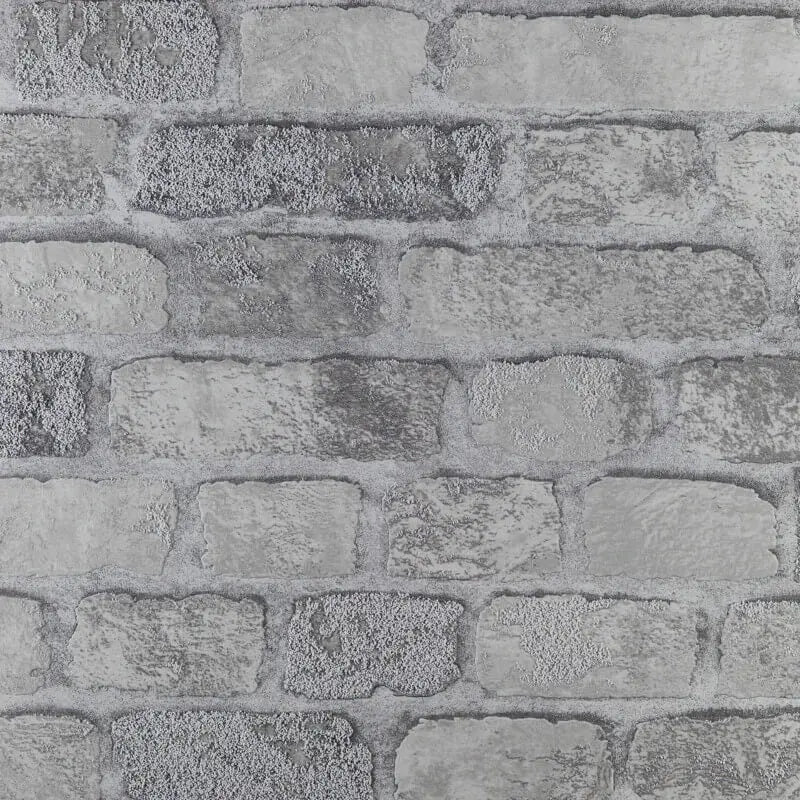 Princess Street Grey Brick Wallpaper Wallpaper Inn