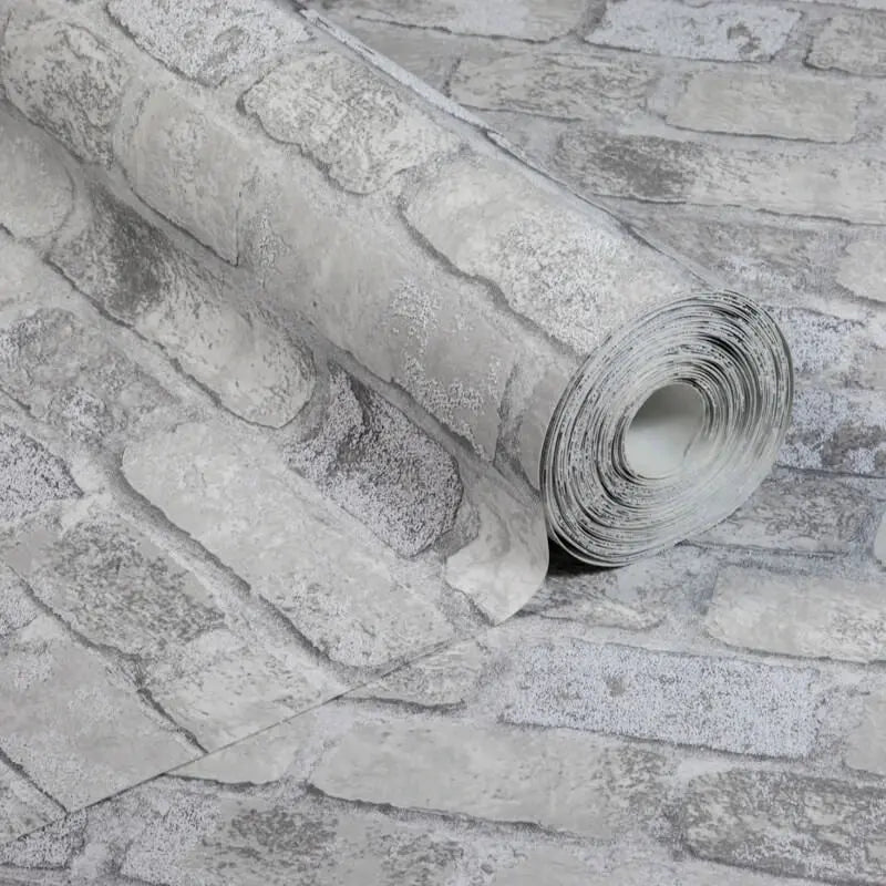 Princess Street Grey Brick Wallpaper Wallpaper Inn