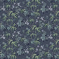 Jasmine Garden Navy Wallpaper Wallpaper Inn