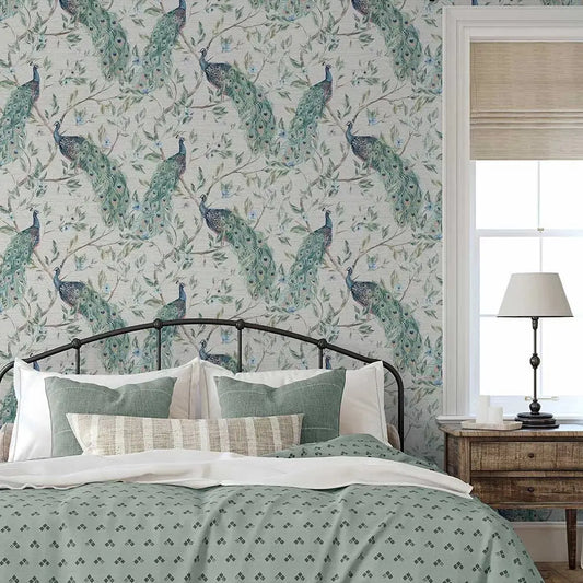 Keeka Bird Blue Wallpaper Wallpaper Inn