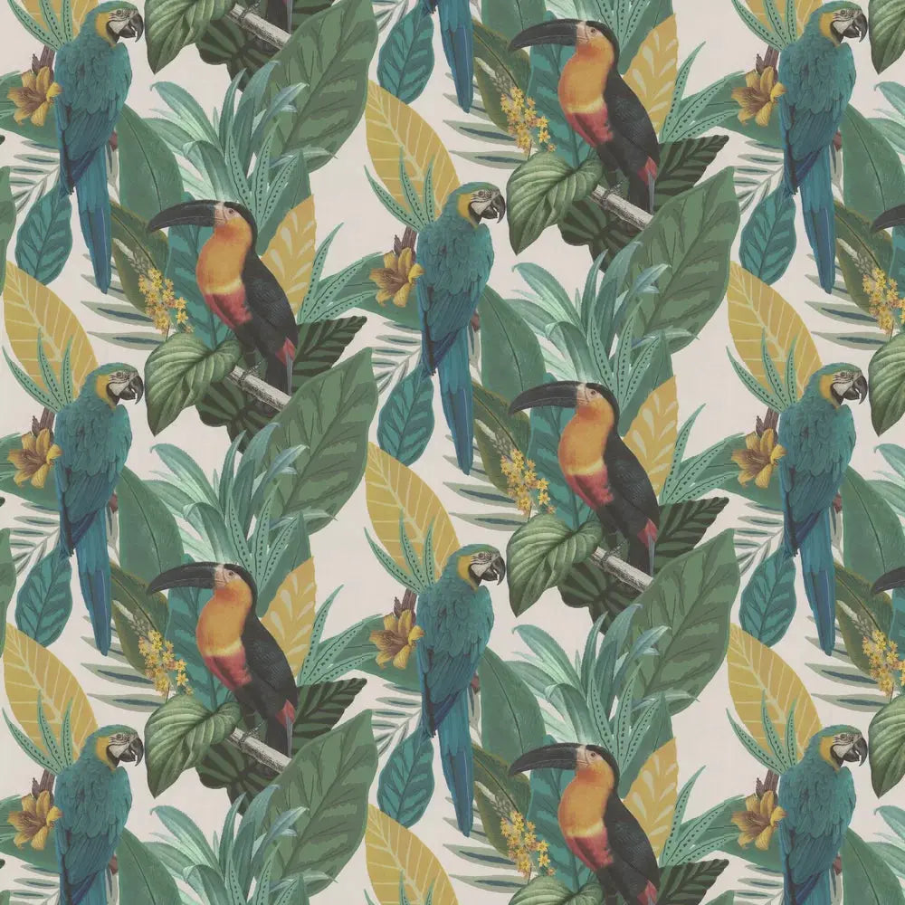 Toucan Jungle Multi Wallpaper Wallpaper Inn