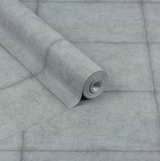 Urban Block Grey - Wallpaper Inn 