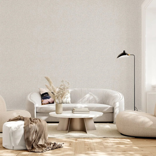 Urban Weave Wallpaper Warm Grey