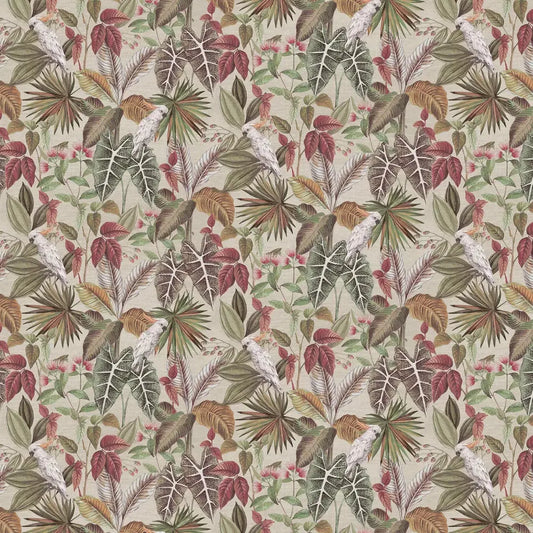 Vintage Parrot Multi Wallpaper Wallpaper Inn