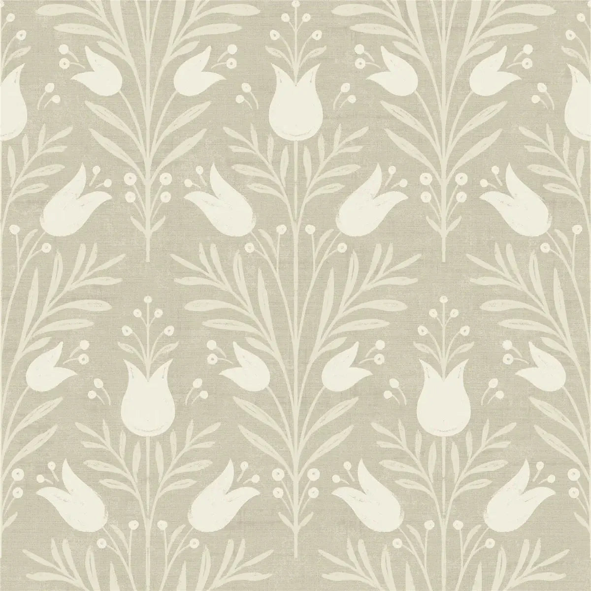 Heritage Tulip Wallpaper Wallpaper Inn