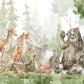 Forest Friends Wall Mural Wallpaper Inn