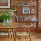 Flower Press - Clay Orange Wallpaper