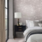Flower Press - Stone Cream Wallpaper
