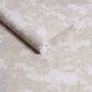 Flower Press - Stone Cream Wallpaper