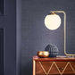 Rustic Weft - Denim Wallpaper