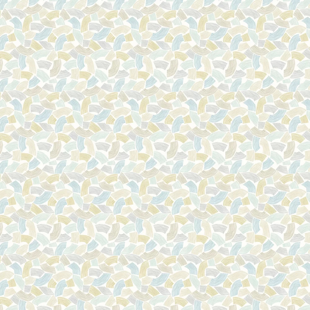 Elements - Duck Egg & Linen Wallpaper
