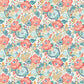 Emily Rose - Petrol & Coral Wallpaper