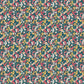 Flora Ditsy - Indigo & Coral Wallpaper