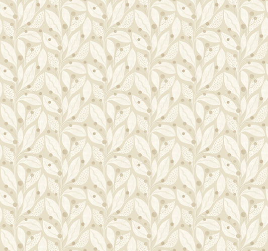 Berry Dot Flax - Wallpaper Inn 