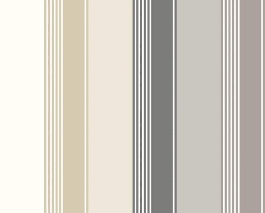 Multi Stripe Slate Mix - Wallpaper Inn 