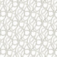 Twisted Geo Silver - Wallpaper Inn 