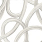 Twisted Geo Silver - Wallpaper Inn 