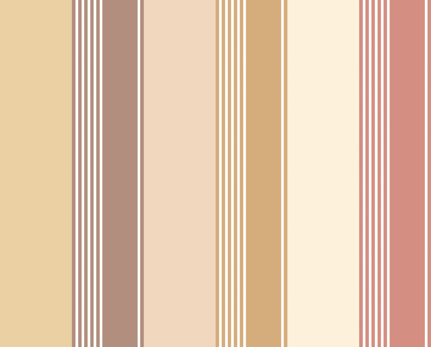 Multi Stripe Amber Mix - Wallpaper Inn 