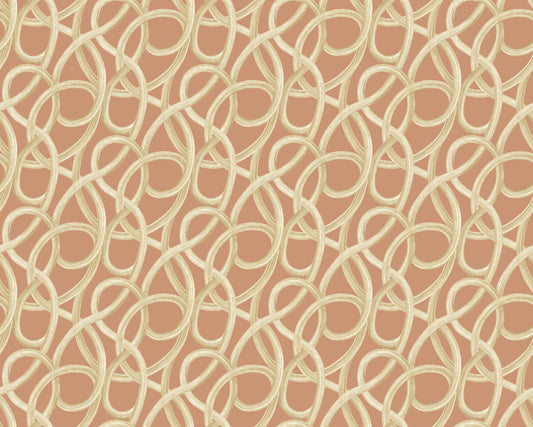 Twisted Geo GInger - Wallpaper Inn 