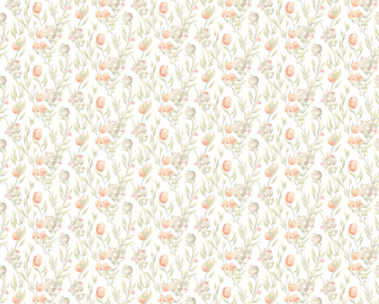 Pomegranate Trail Blossom - Wallpaper Inn 