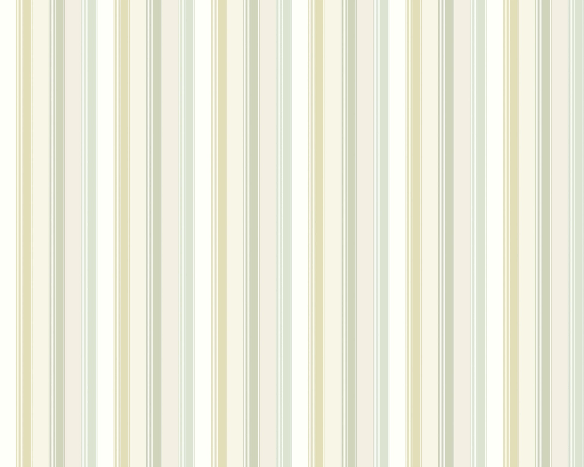 Multi Stripe Pistachio Mix - Wallpaper Inn 