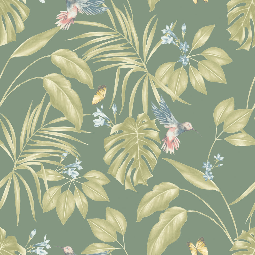 Hummingbird Forest - Wallpaper Inn 
