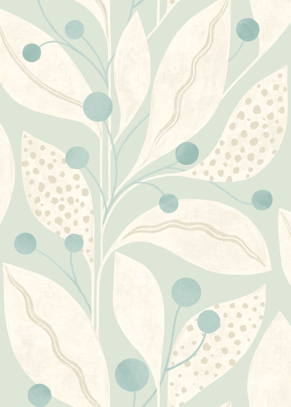 Berry Dot Duckegg - Wallpaper Inn 