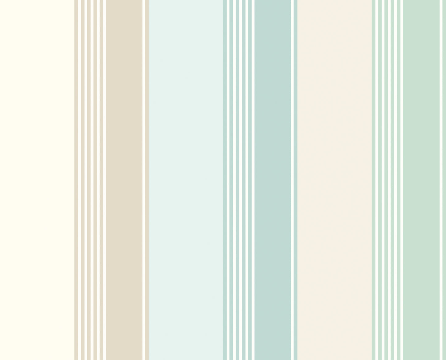 Multi Stripe Turquoise - Wallpaper Inn 