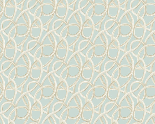 Twisted Geo Opal - Wallpaper Inn 