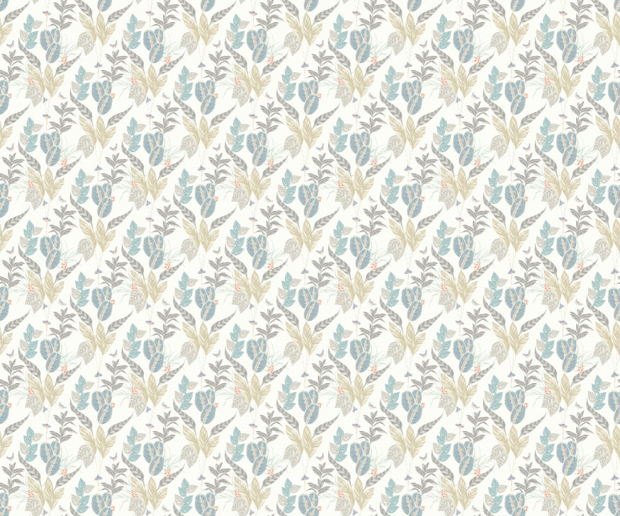 Spirit Soft Blue - Wallpaper Inn 
