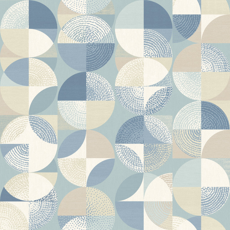 Orb Copenhagen Blue - Wallpaper Inn 