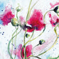 Poppies Watercolour Mural Wallpaper Inn