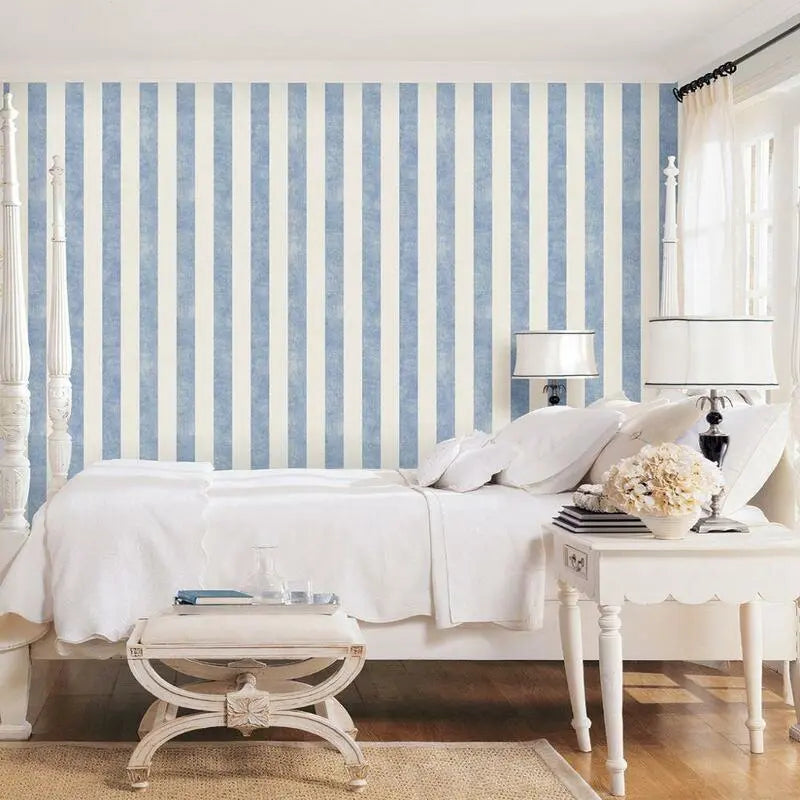 Soft Stripe Wallpaper Wallpaper Inn