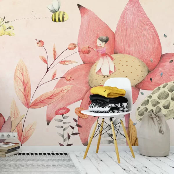 Thumbelina Mural Wallpaper Inn