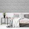Sahara Silver Wallpaper is a distressed style horizontal stripe pattern wallpaper. The design is subtle yet the detail is out of this world.