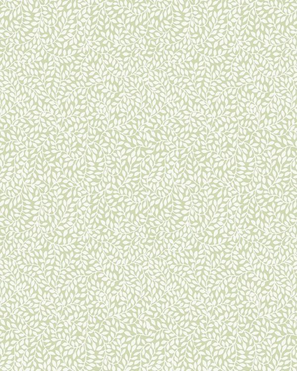 Little Vines Hedgerow Wallpaper is a timeless delight for any room, it is a delicate masterpiece.  The pretty green and white botanical design has a matte finish that will complement any room.