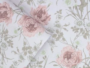 Aurelie Natural Wallpaper is a beautiful floral bouquet design that will bring an air of faded French glamour to your walls.