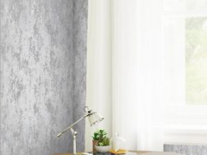 Whinfell Silver Wallpaper is a stunning plain design that offers a contemporary classic backdrop for your interiors with metallic and mica highlights.