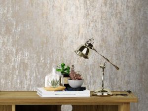 Whinfell Champagne Wallpaper is a stunning plain design that offers a contemporary classic backdrop for your interiors with metallic and mica highlights.