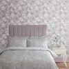 Fleurir Sugared Violet Wallpaper is a fresh design that brings a romantic touch to any space, this beautiful floral print has a soft and timeless feel.