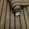 Acacia Dark Wood Wallpaper is a realistic vertical wood slat design containing textures and grains, perfect for adding definition onto a feature wall.
