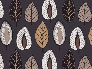 Chic Leaf Brown Wallpaper is a stylized leaf with a comtemprary flair and a mix of pattern and color.  This will create a beautiful, fresh organic feel in your home.